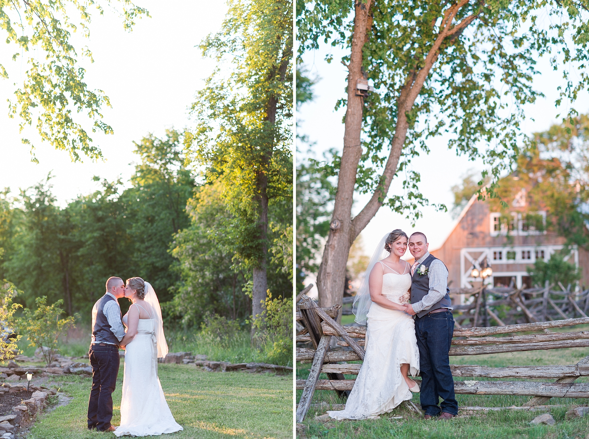 blush and peach barn wedding photos