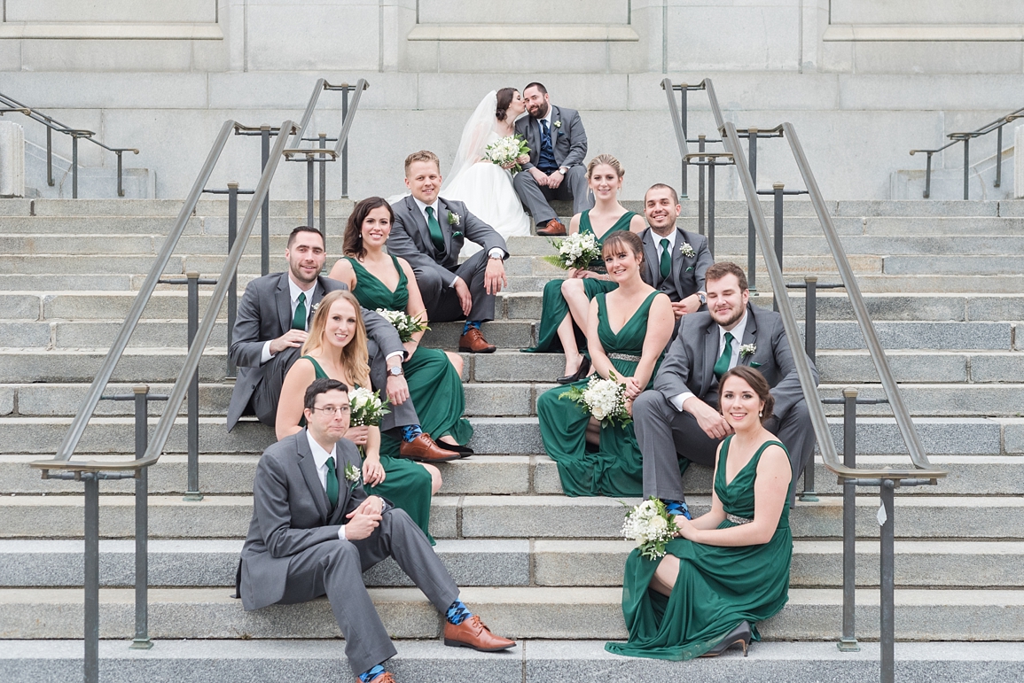 forest green and gold wedding