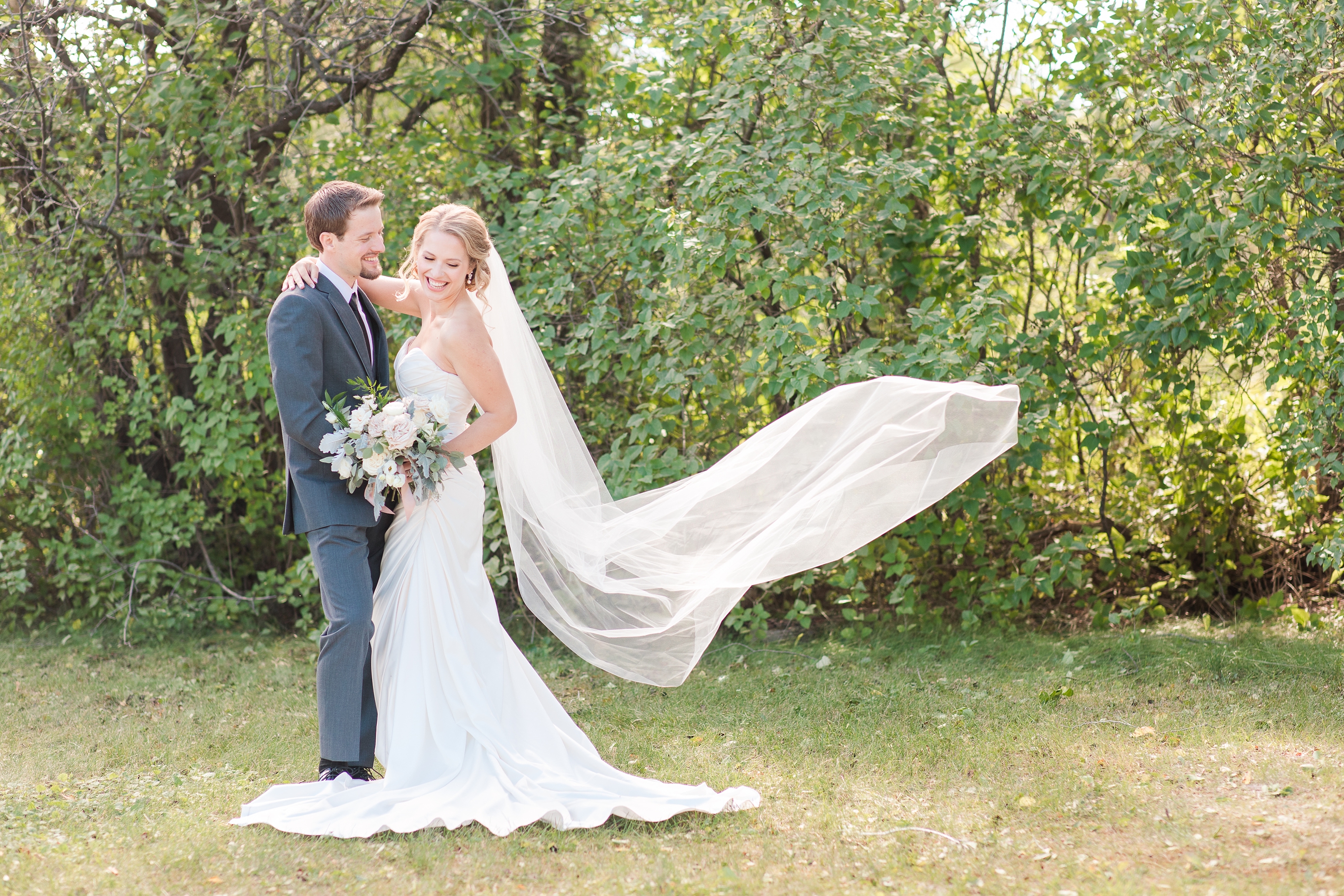 Mint infused greenery ottawa tornado wedding photos