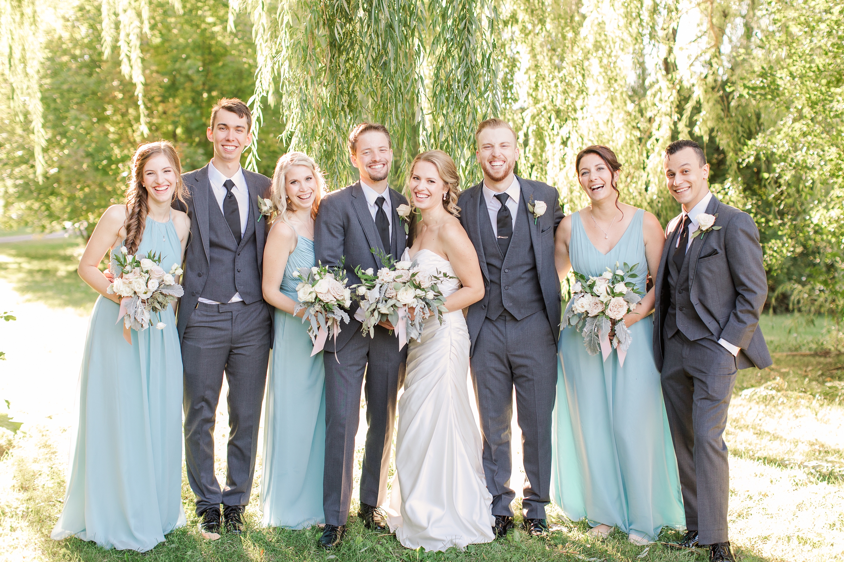 Mint infused greenery ottawa tornado wedding photos