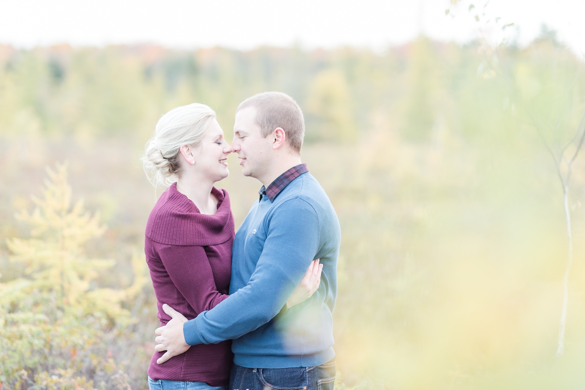Chilly mer bleue engagement