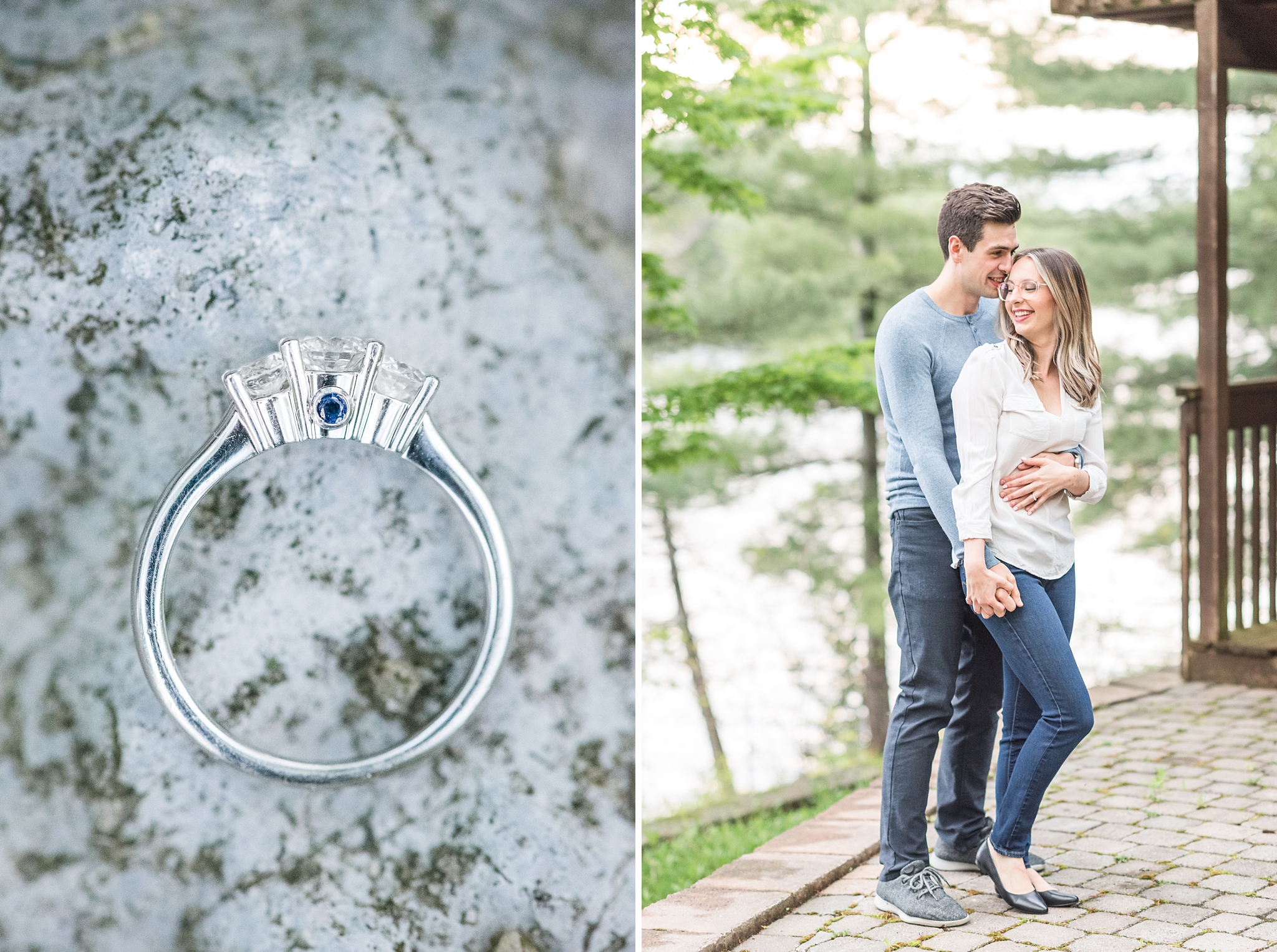 Spring Sharbot Lake Engagement Photos | Ottawa Engagement Photos | Cottage Sharbot Lake Engagement Session Get more inspiration from this adorable waterside engagement session. #ottawaengagement #weddingphotography #ottawaweddings