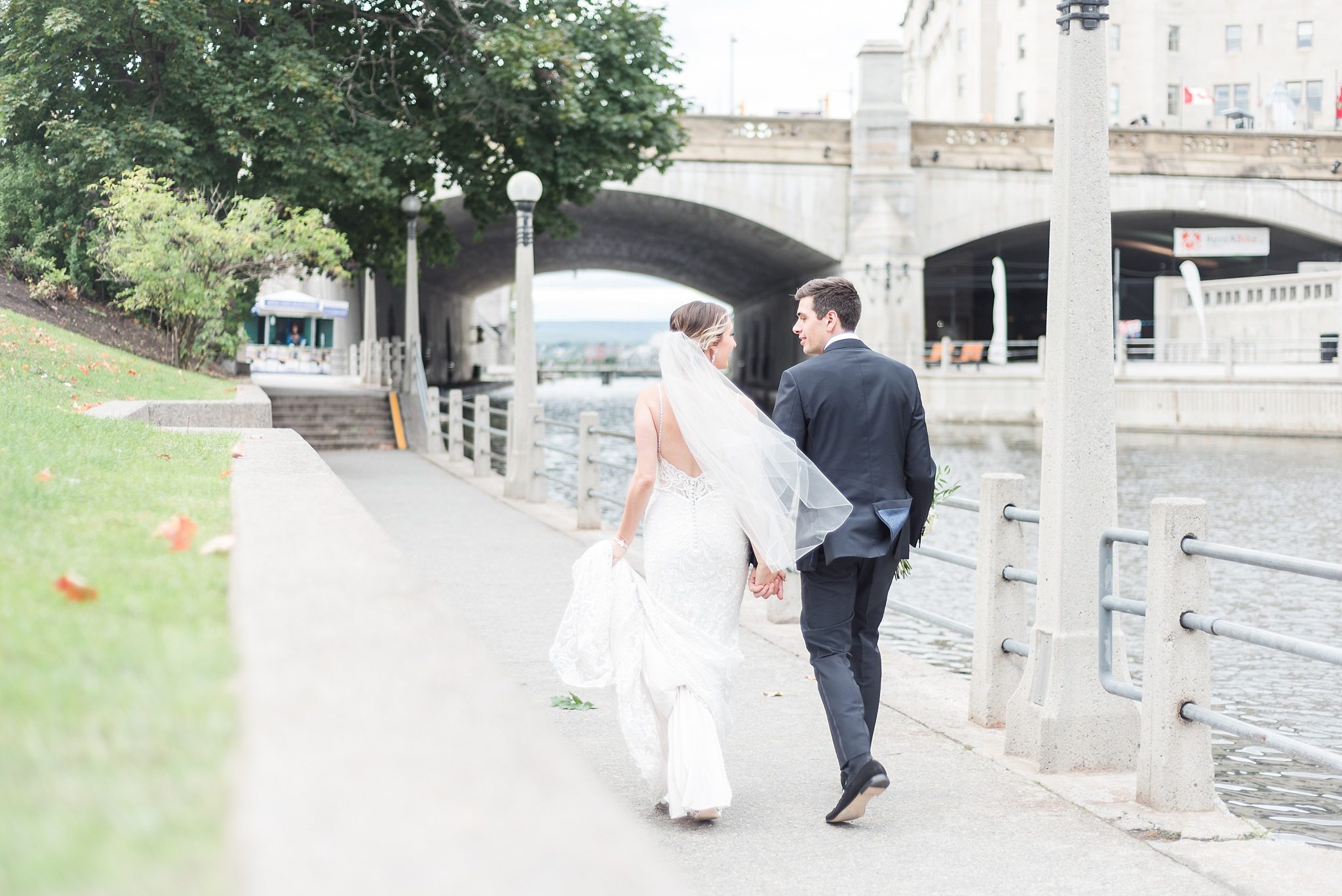 The Best Ottawa Wedding Venues for Stunning Photos 20 Soft Romantic Slate Blue National Arts Centre Wedding | Ottawa Wedding | Wedding photos at by the Rideau Canal downtown Ottawa Get more inspiration from this soft romantic wedding. #ottawawedding #weddingphotography #ottawaweddings