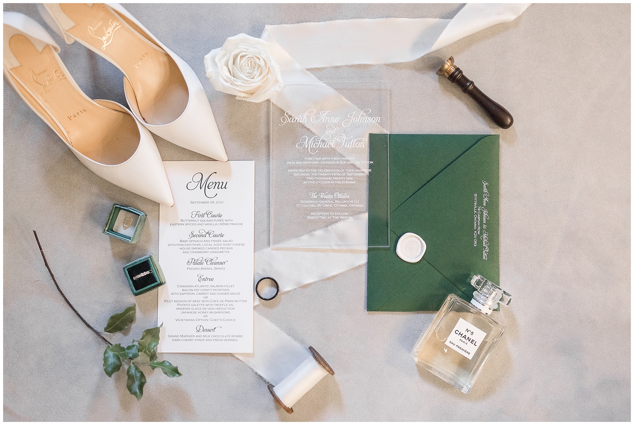 Forest green silver rainbow room inspired wedding 0003