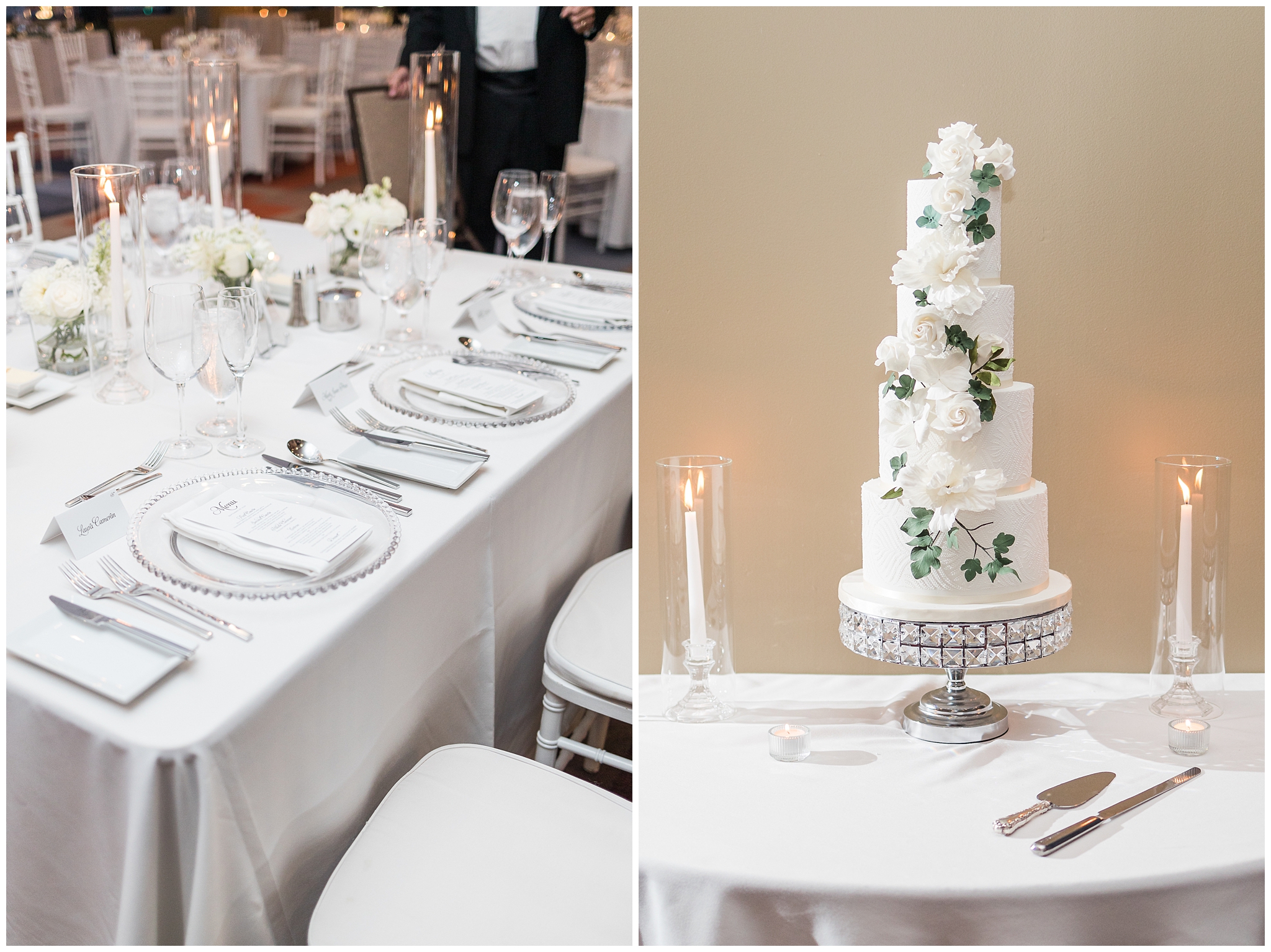 Forest green silver rainbow room inspired wedding 0037